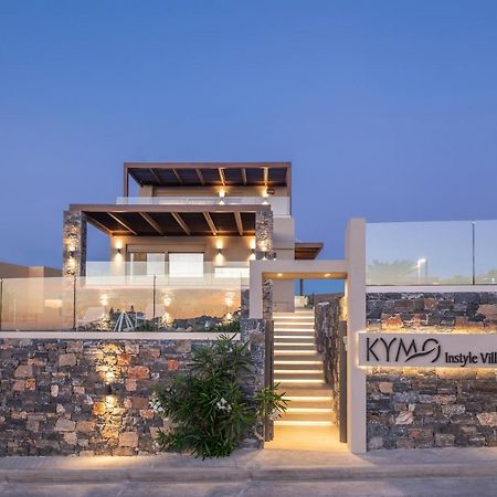 Kymo Instyle Villa - Sea View Private Pool Jacuzzi Kokkini Hani Eksteriør bilde