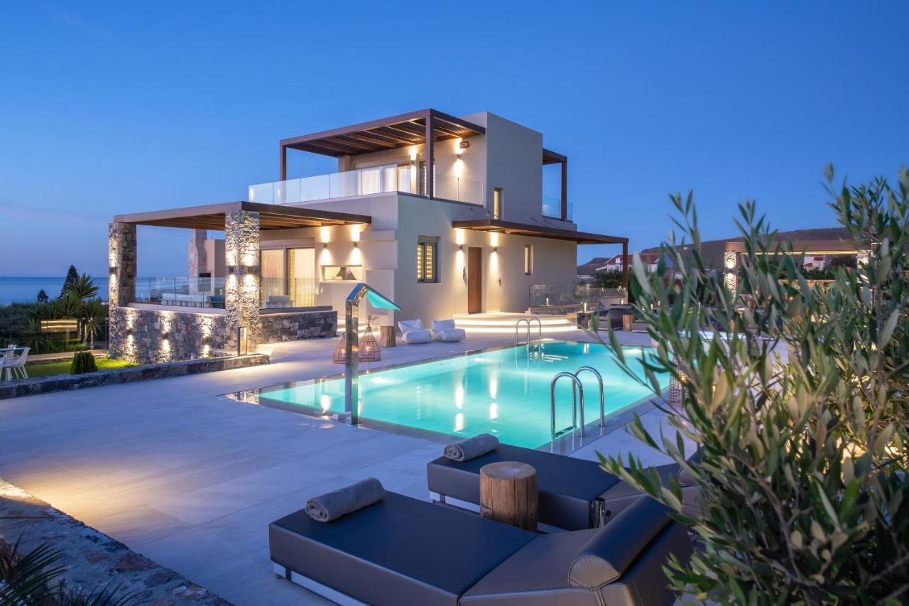 Kymo Instyle Villa - Sea View Private Pool Jacuzzi Kokkini Hani Eksteriør bilde