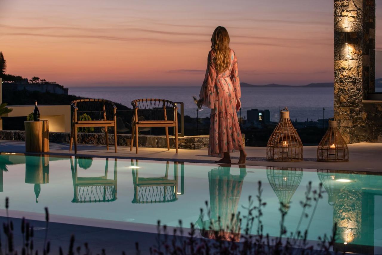 Kymo Instyle Villa - Sea View Private Pool Jacuzzi Kokkini Hani Eksteriør bilde